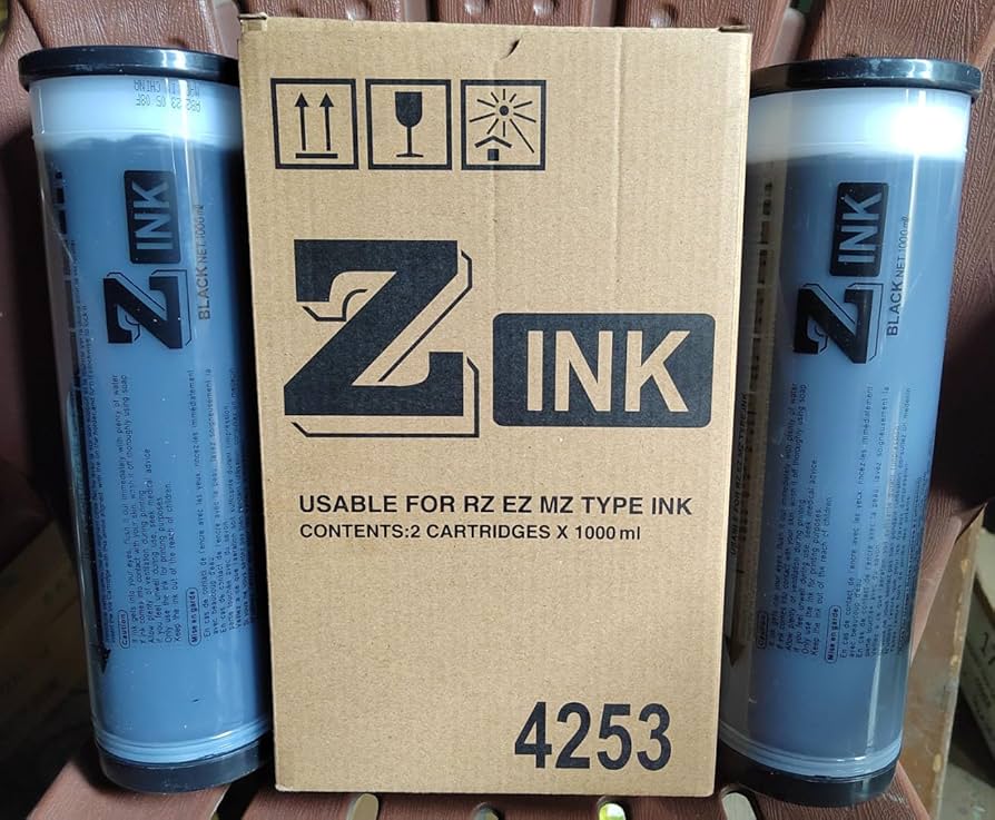RISO インク　Z タイプ　E 黒　ブラック　S-4253 残り5箱の価格 RISO インクZタイプE S-4253 2本入り : 文具のしまSP - 通販